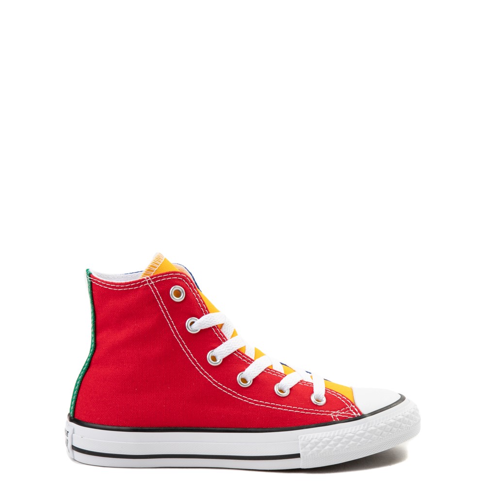 converse multicolor high tops