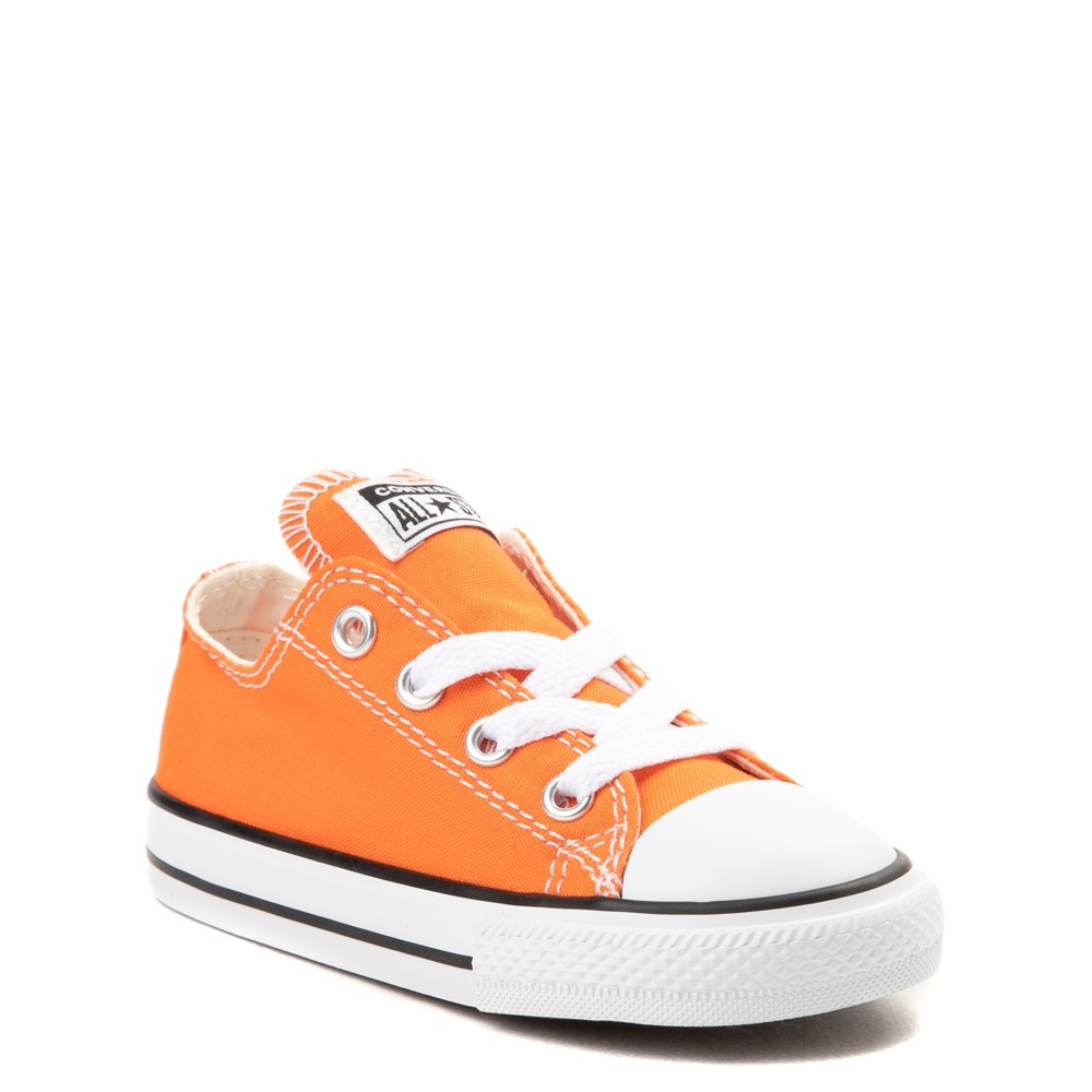 orange toddler converse