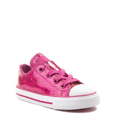 girls hot pink converse