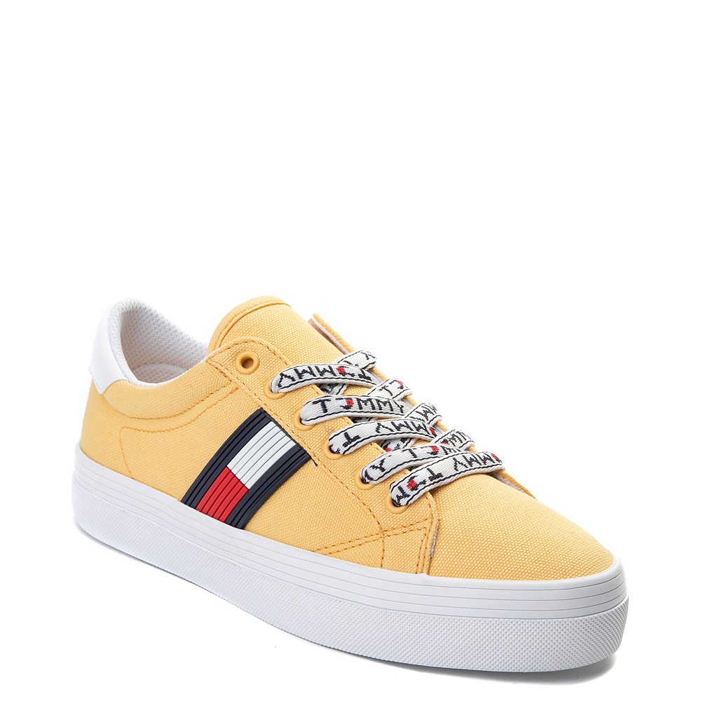 tommy hilfiger yellow shoes