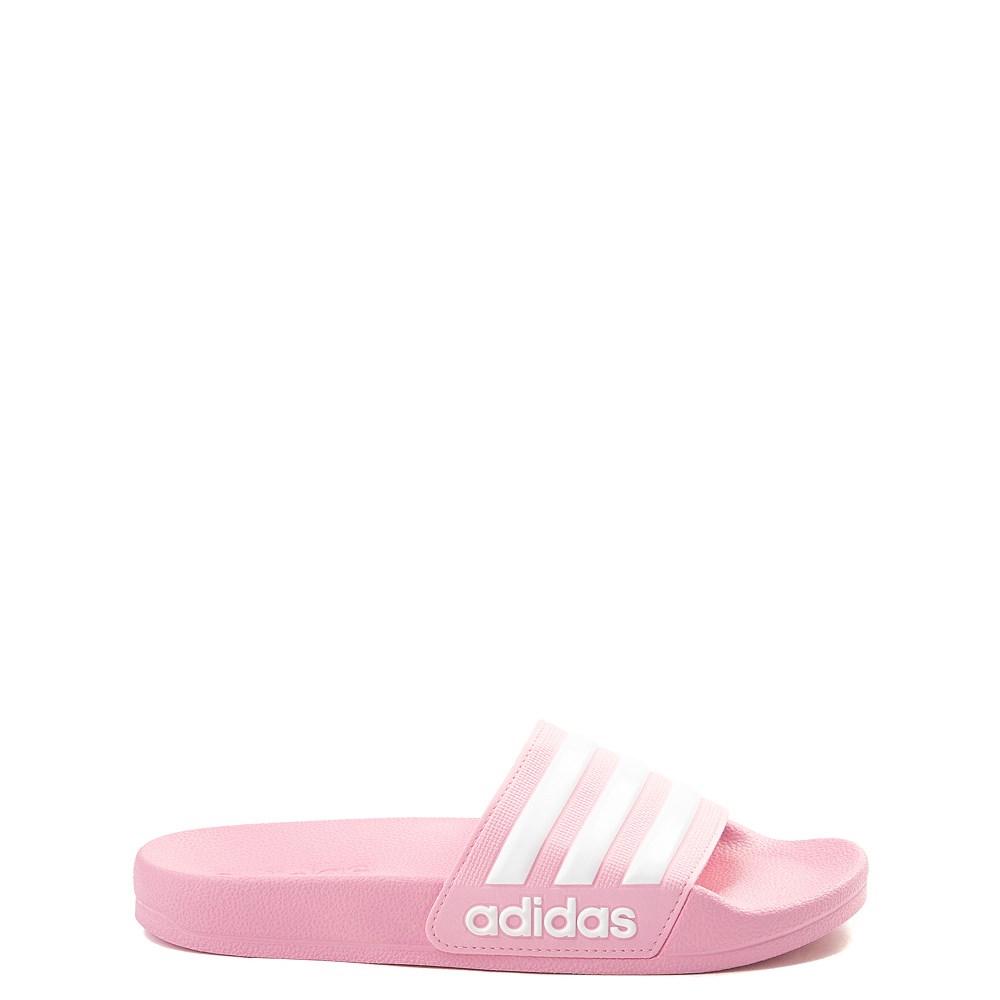 pink adidas slides kids