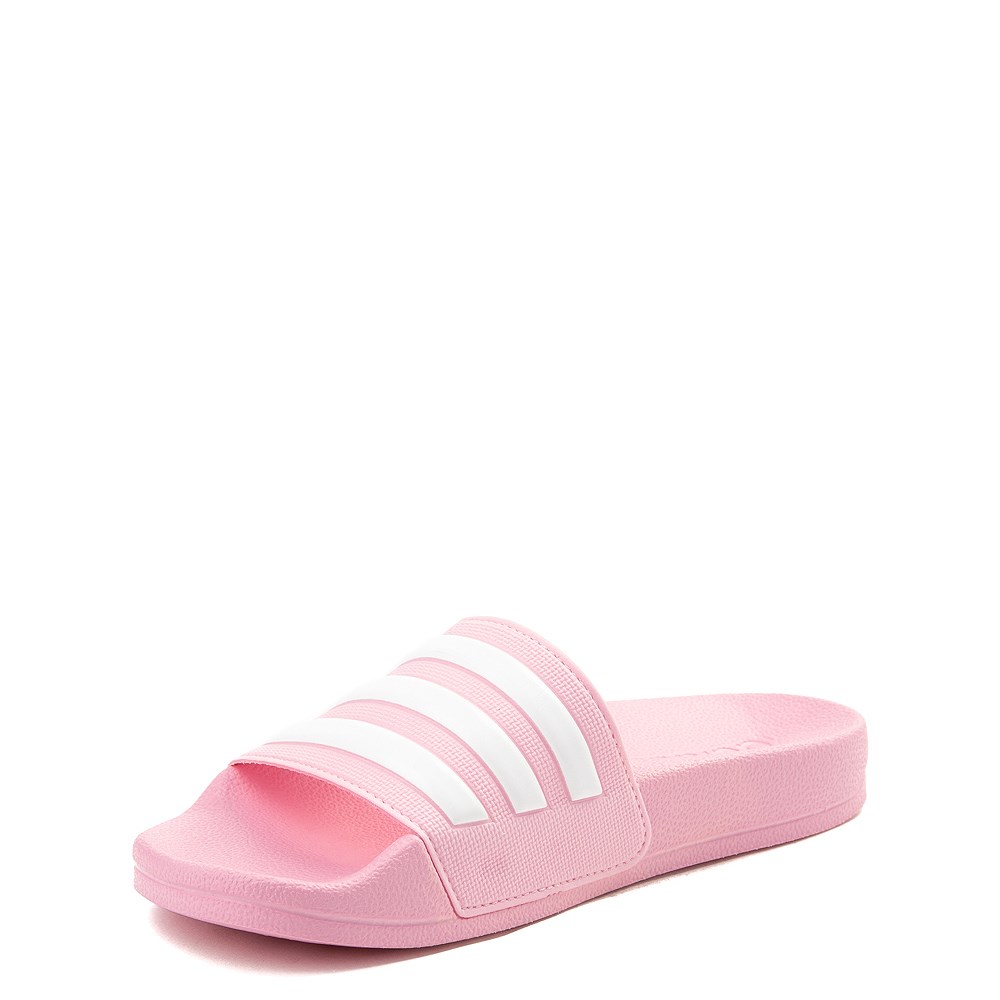 adidas Adilette Shower Slide Sandal - Little Kid / Big Kid - Pink ...