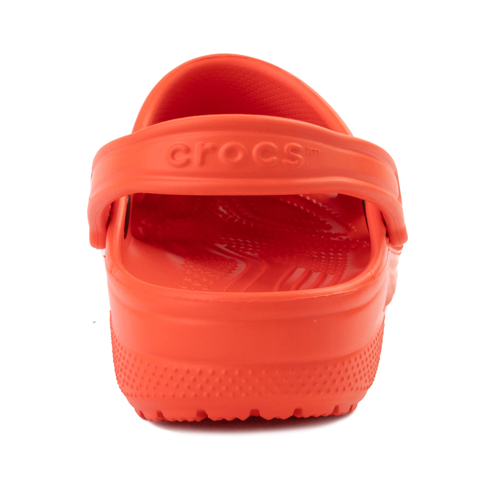 bright orange crocs