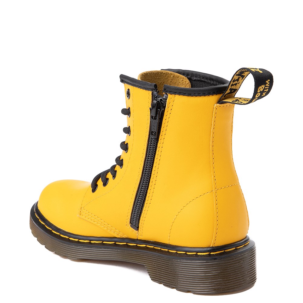 yellow doc martens size 6