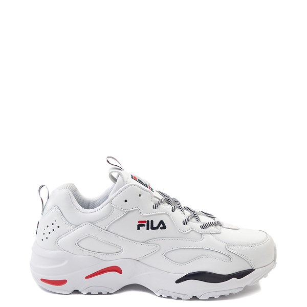 fila ray tracer white navy red