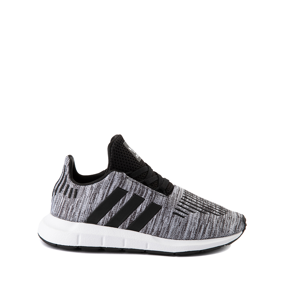 adidas Swift Run Athletic Shoe - Little Kid - Gray / Black