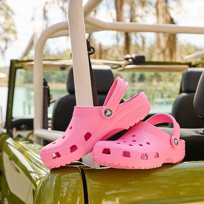 Crocs Classic Clog - Pink Lemonade | Journeys Kidz