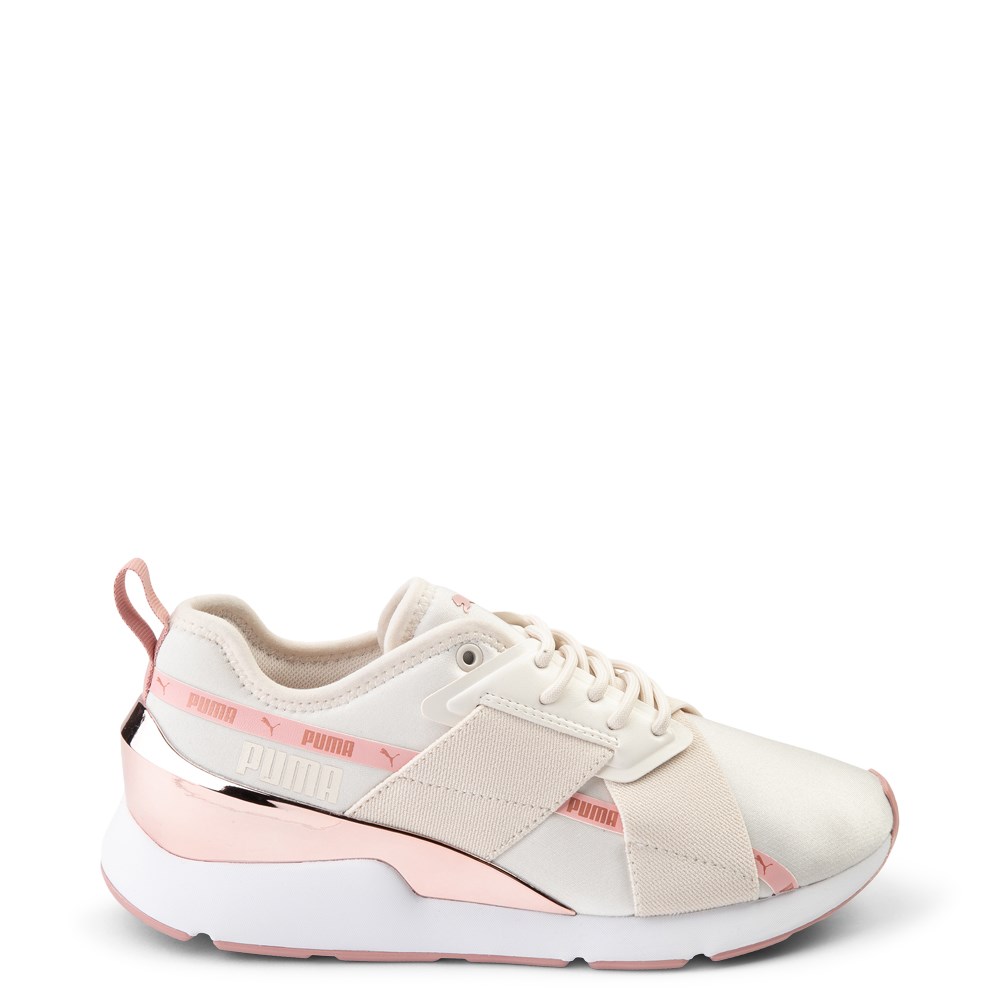 pink puma tennis shoes