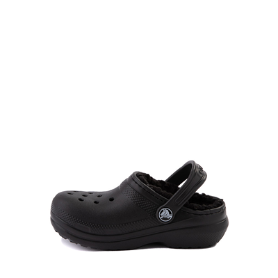 Alternate view of Crocs Classic Fuzz-Lined Clog - Baby / Toddler / Little Kid - Black