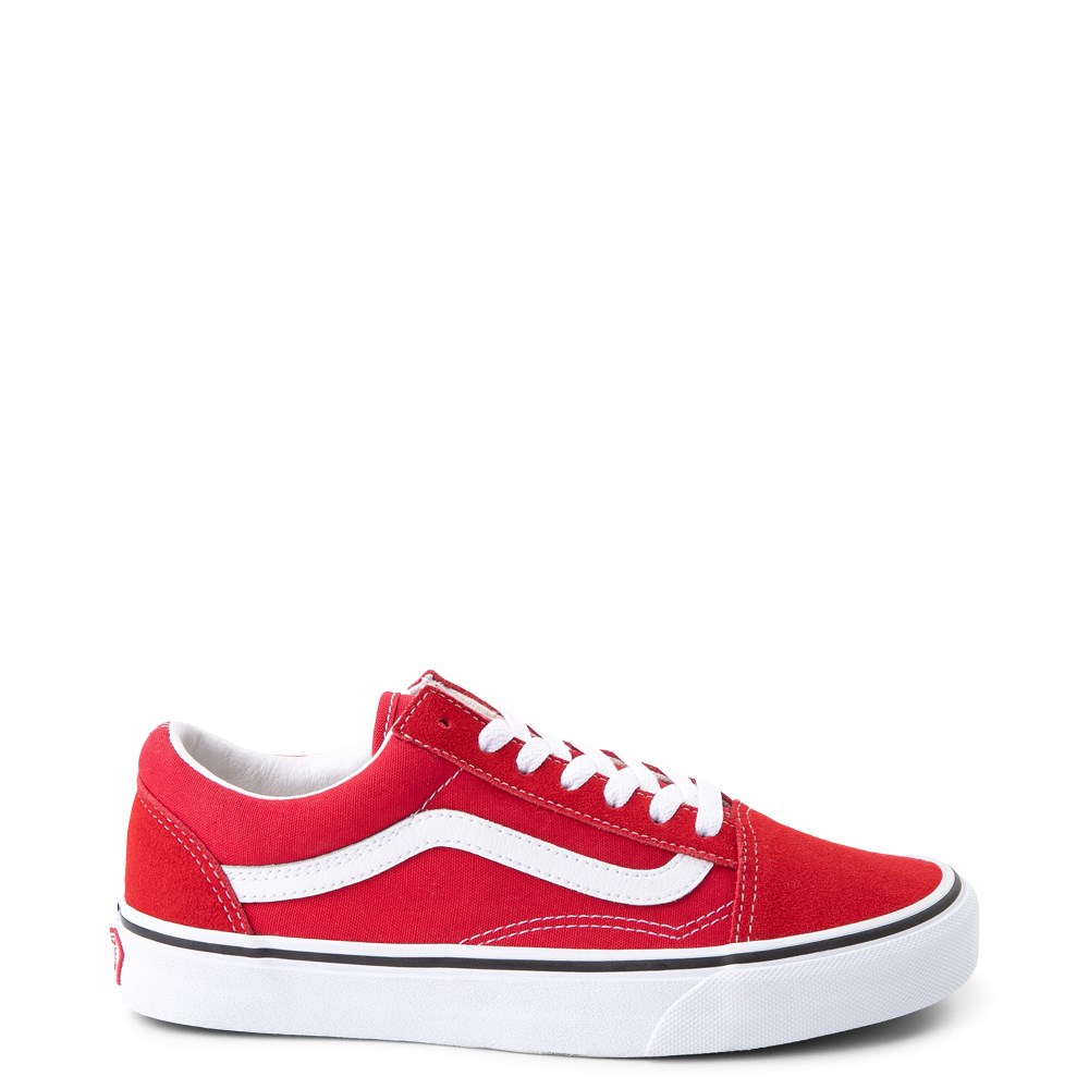 vans red skate shoes