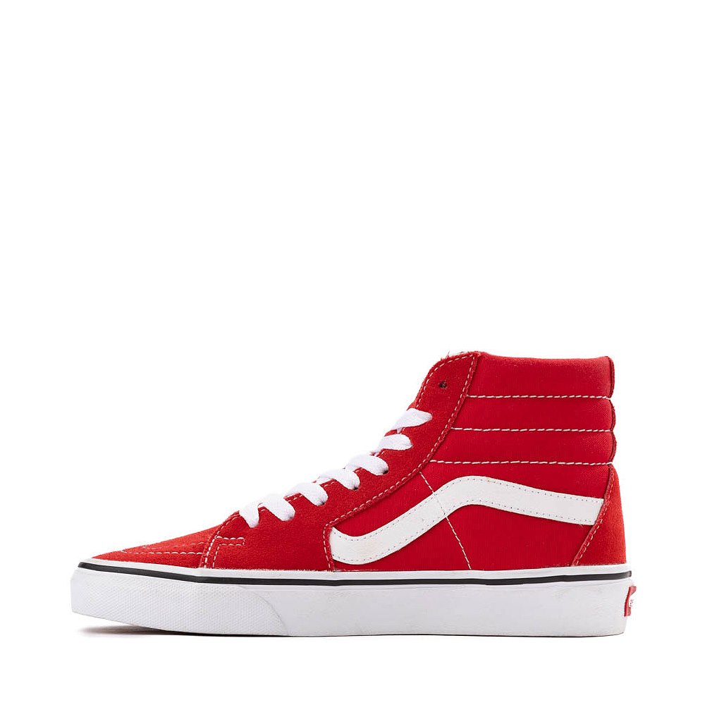 Vans Sk8-Hi Skate Shoe Racing Red Journeys - Main Image