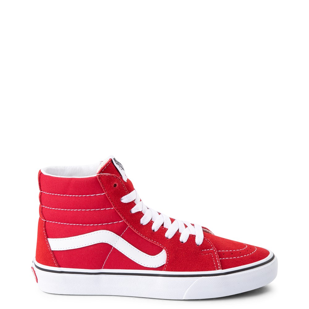 red vans with straps