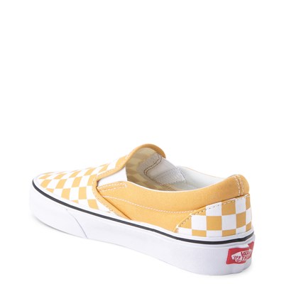 yellow vans with checkers