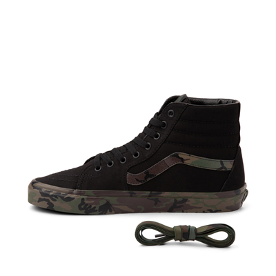 Vans Sk8 Hi Skate Shoe - Black / Camo 