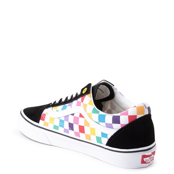 Vans Old Skool Rainbow Checkerboard Skate Shoe Multi Journeys