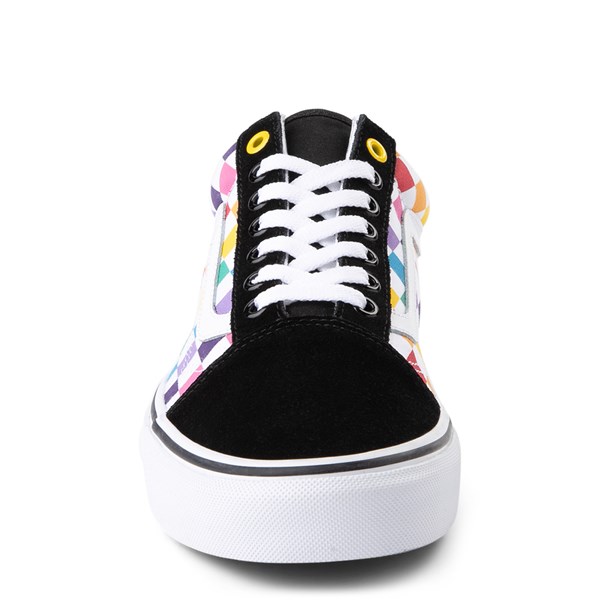 vans rainbow checkerboard old skool