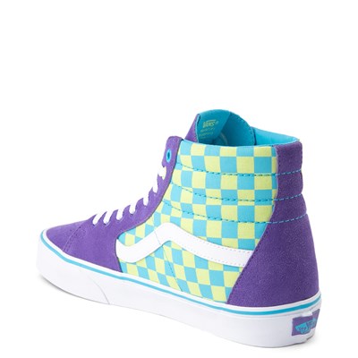 vans purple checkered