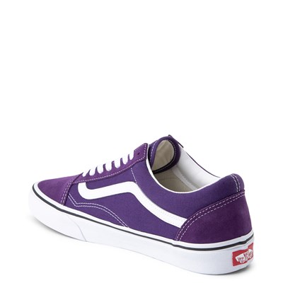 purple and grey vans