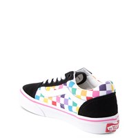 old skool rainbow checkerboard vans