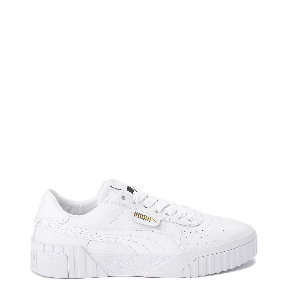 white puma cali sneakers