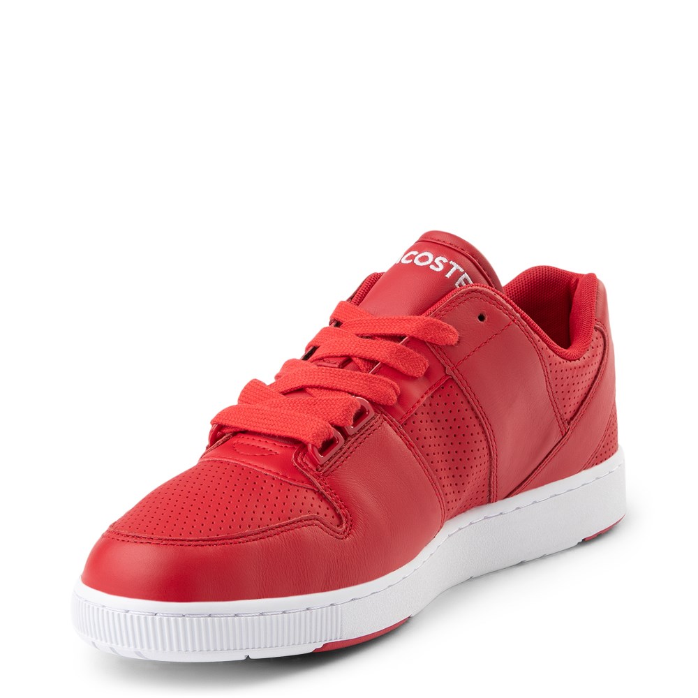 lacoste trainers red