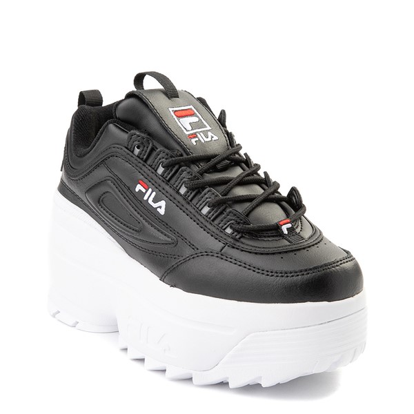 womens fila disruptor platform wedge athletic shoe