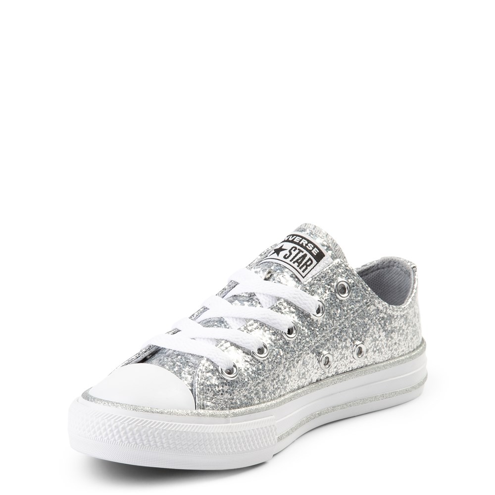 silver converse for kids