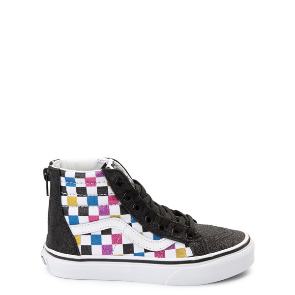 vans sk8 hi full chex skate shoe