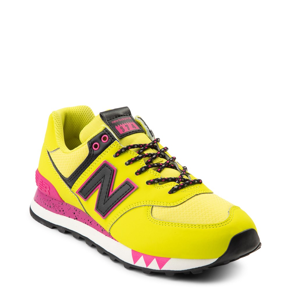 bright pink new balance shoes