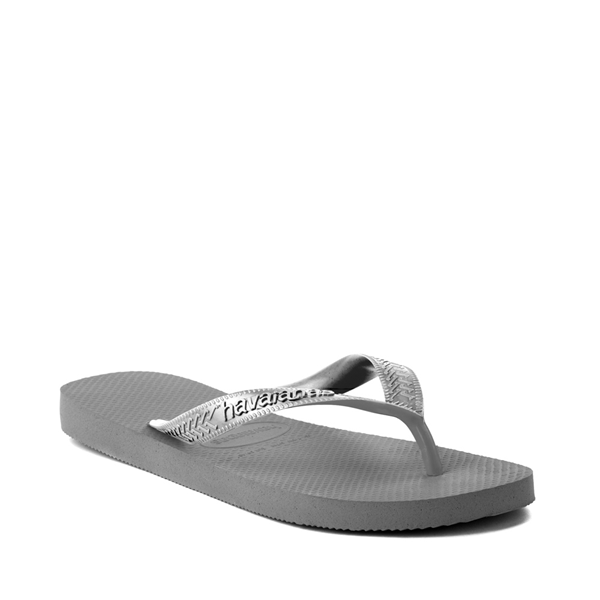 alternate view Womens Havaianas Top Tiras Sandal - Steel GrayALT5