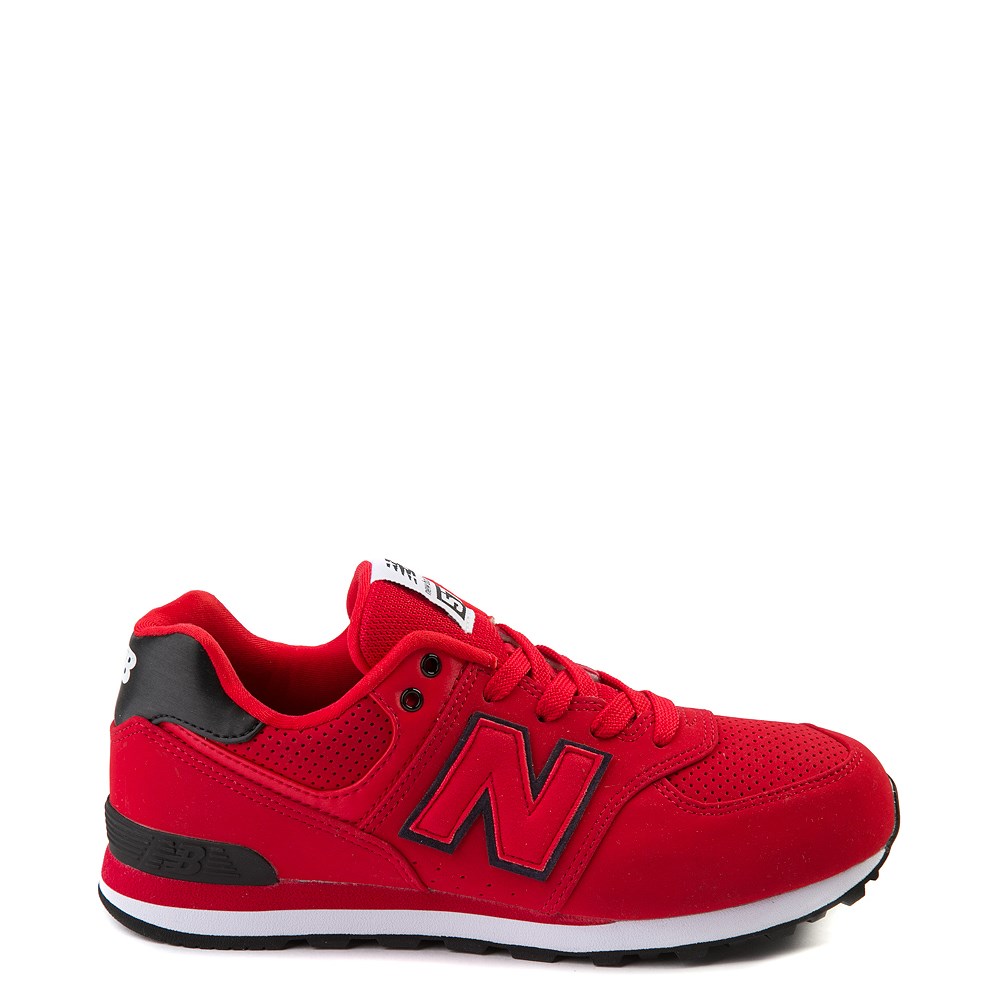 new balance 574 red and black