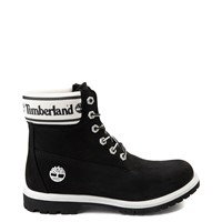 red and white timberlands women's