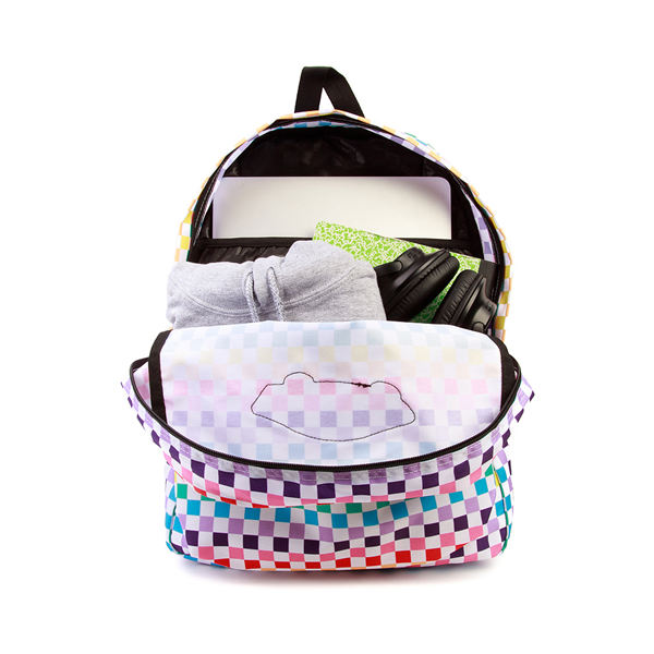 Vans Checkerboard Realm Backpack Rainbow Journeys