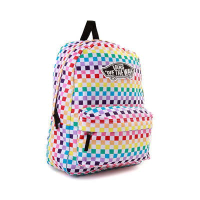vans backpack with rainbow