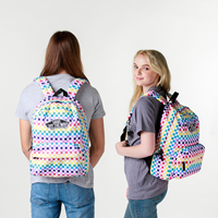 vans checkered rainbow backpack