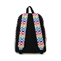 vans rainbow checkerboard backpack