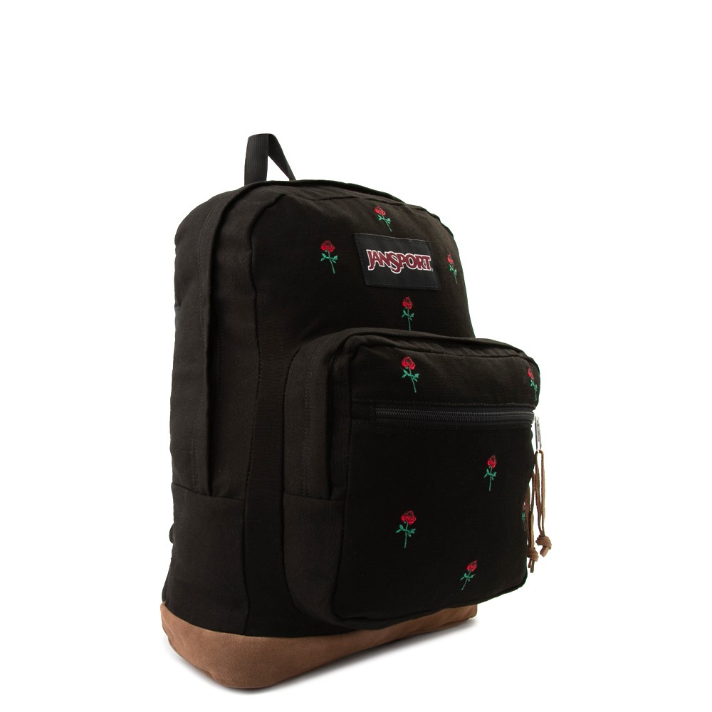 jansport right pack expressions embroidered roses backpack