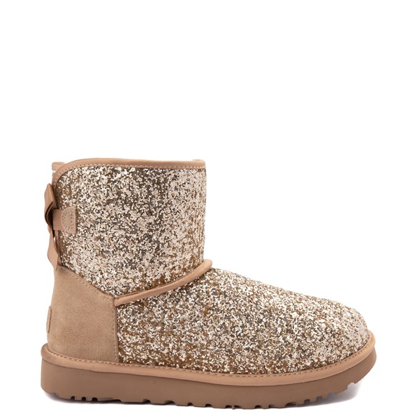 ugg mini bailey bow gold