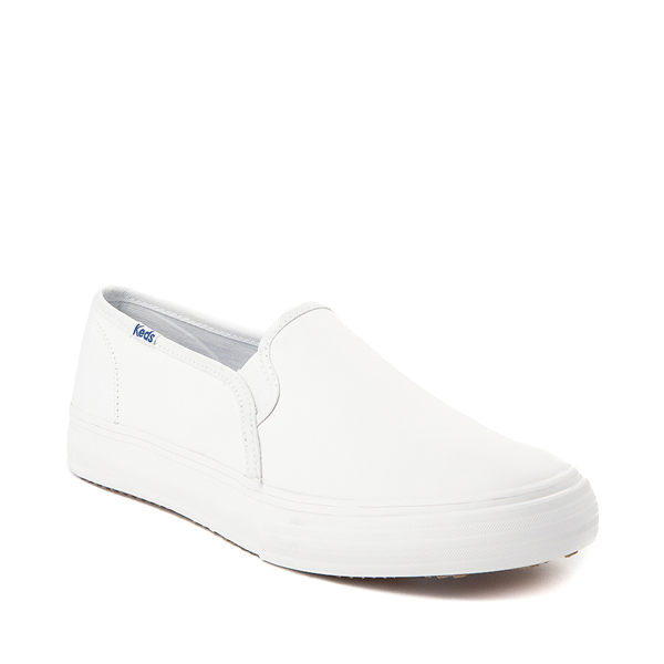 womens leather slip on keds