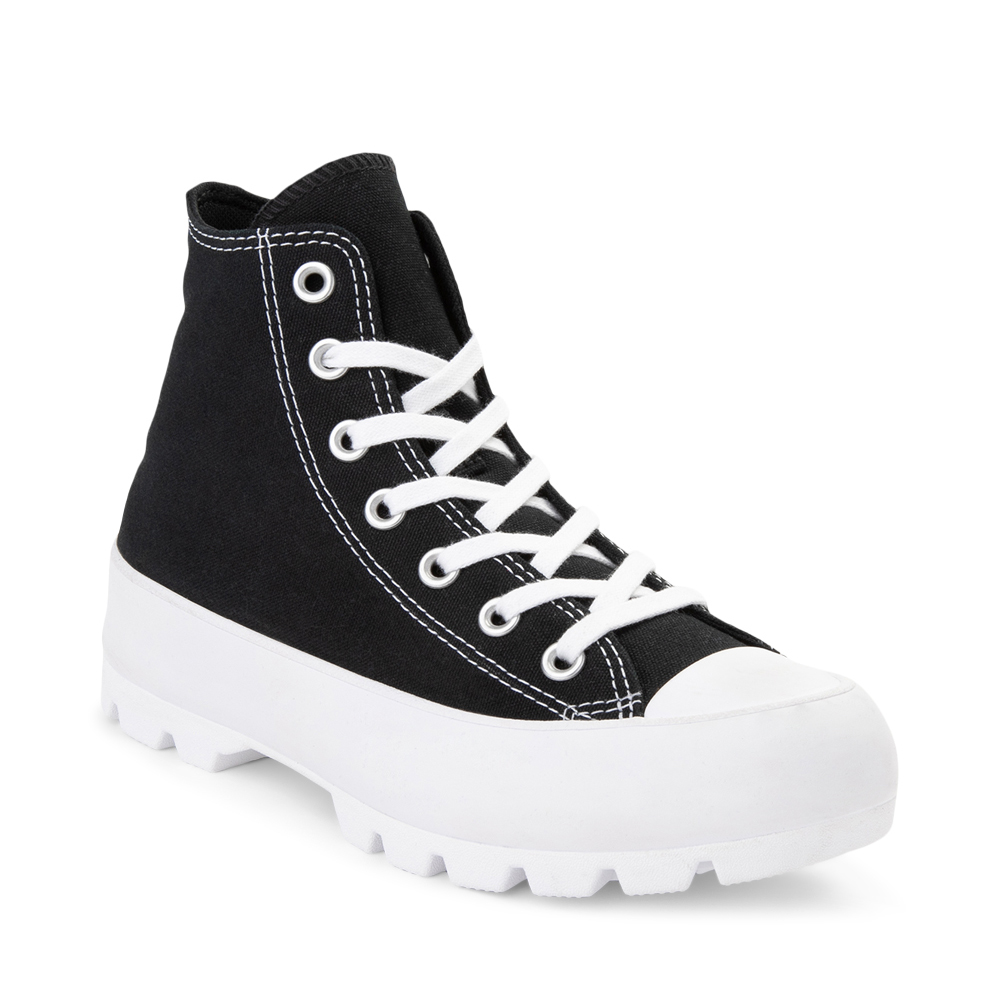 Womens Converse Chuck Taylor All Star Hi Lugged Sneaker - Black | Journeys