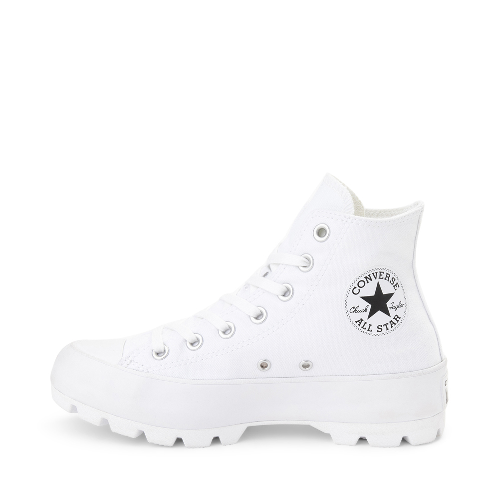journeys white leather converse
