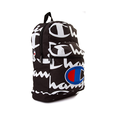champion black and white backpack