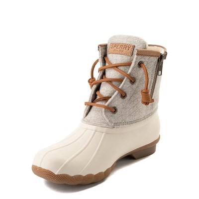 ivory sperry boots