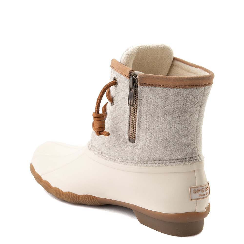 ivory sparkle sperry boots