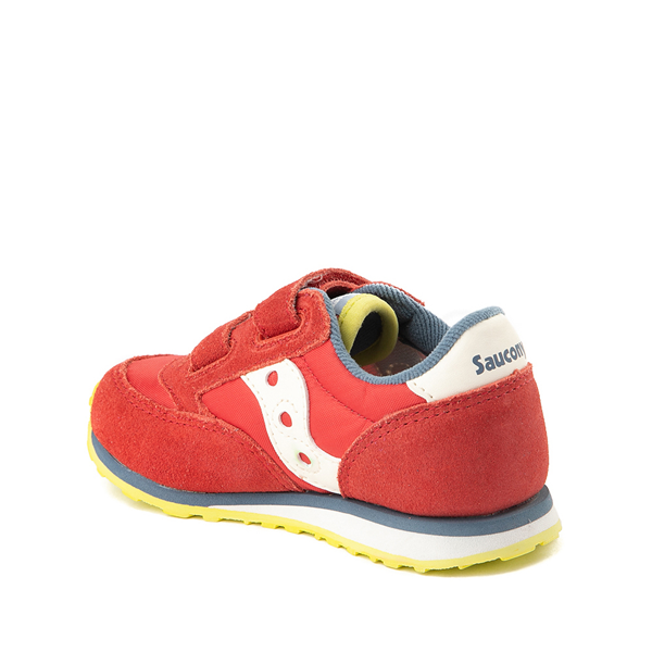alternate view Saucony Baby Jazz Athletic Shoe - Baby / Toddler / Little Kid - Red / BlueALT1