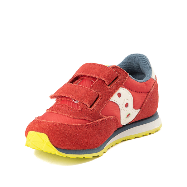alternate view Saucony Baby Jazz Athletic Shoe - Baby / Toddler / Little Kid - Red / BlueALT2