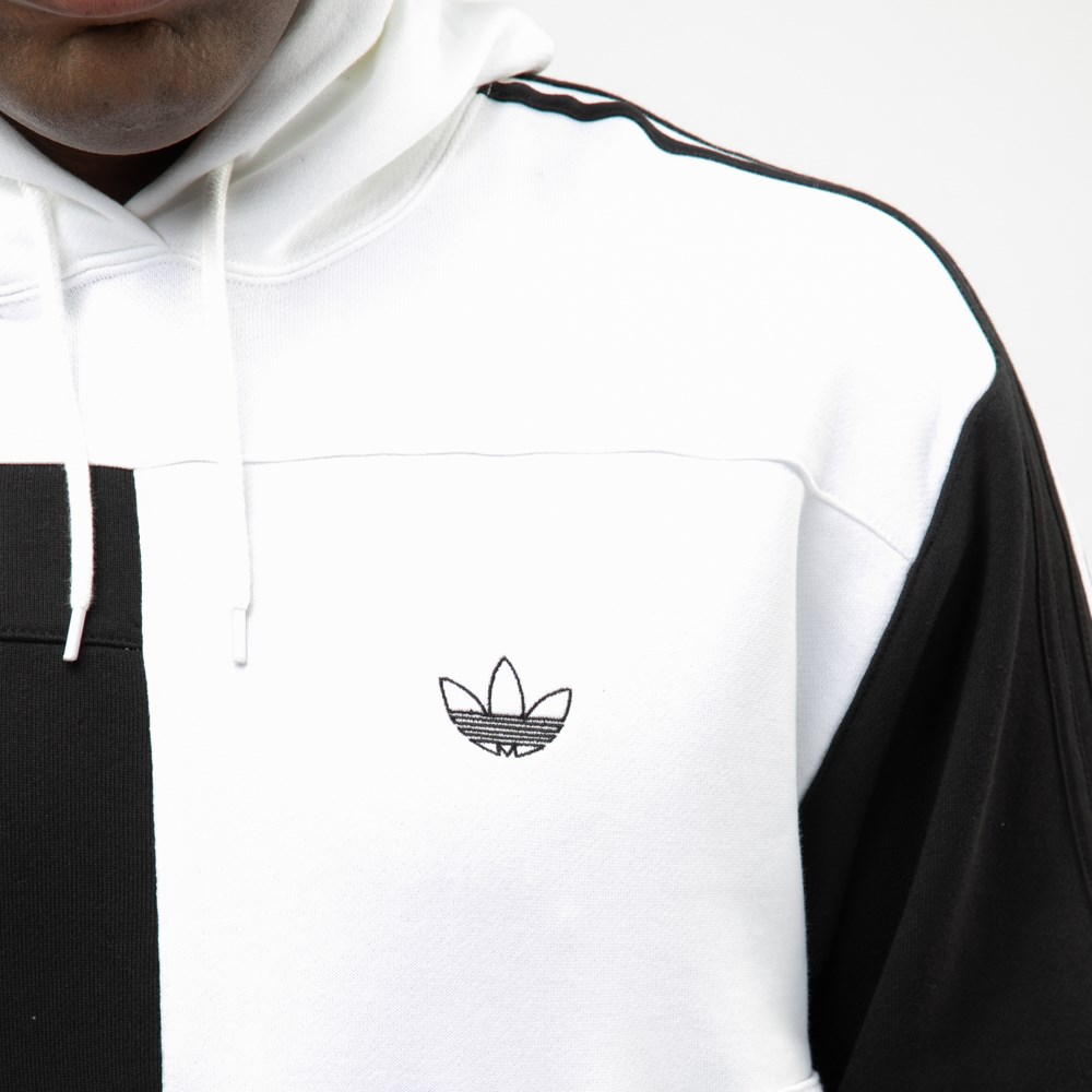 Mens adidas Asymmetrical Color Block Hoodie Mens adidas Asymmetrical Color Block Hoodie