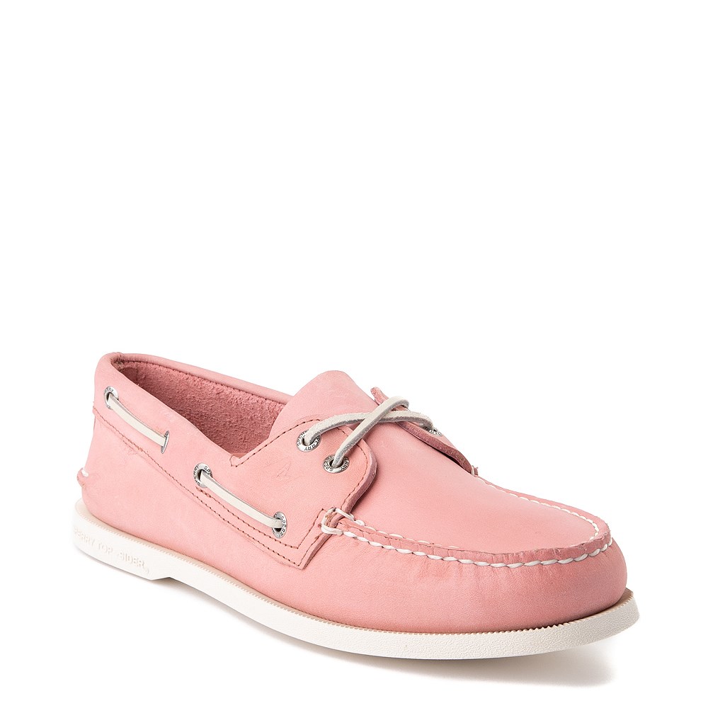pink sperry top sider