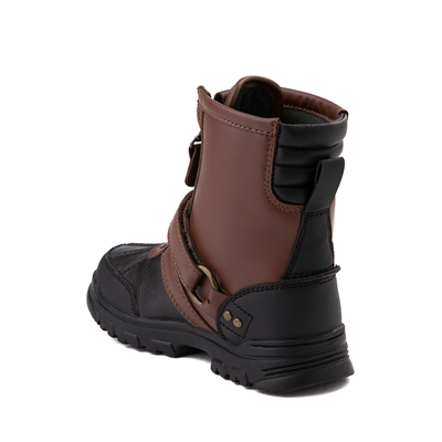 Alternate view of Conquered Boot by Polo Ralph Lauren - Big Kid - Brown / Black