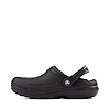 fuzzy crocs black